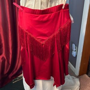 Flirty Fringed Dance Skirt